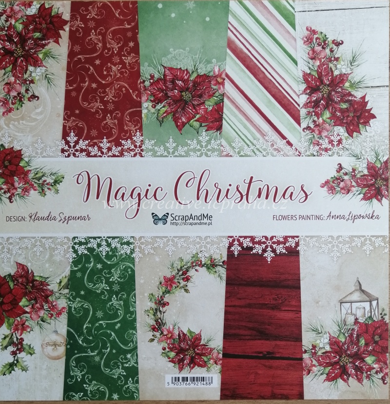 ScrapAndMe Magic Christmas sada 5ks 30.5cm250g/m2